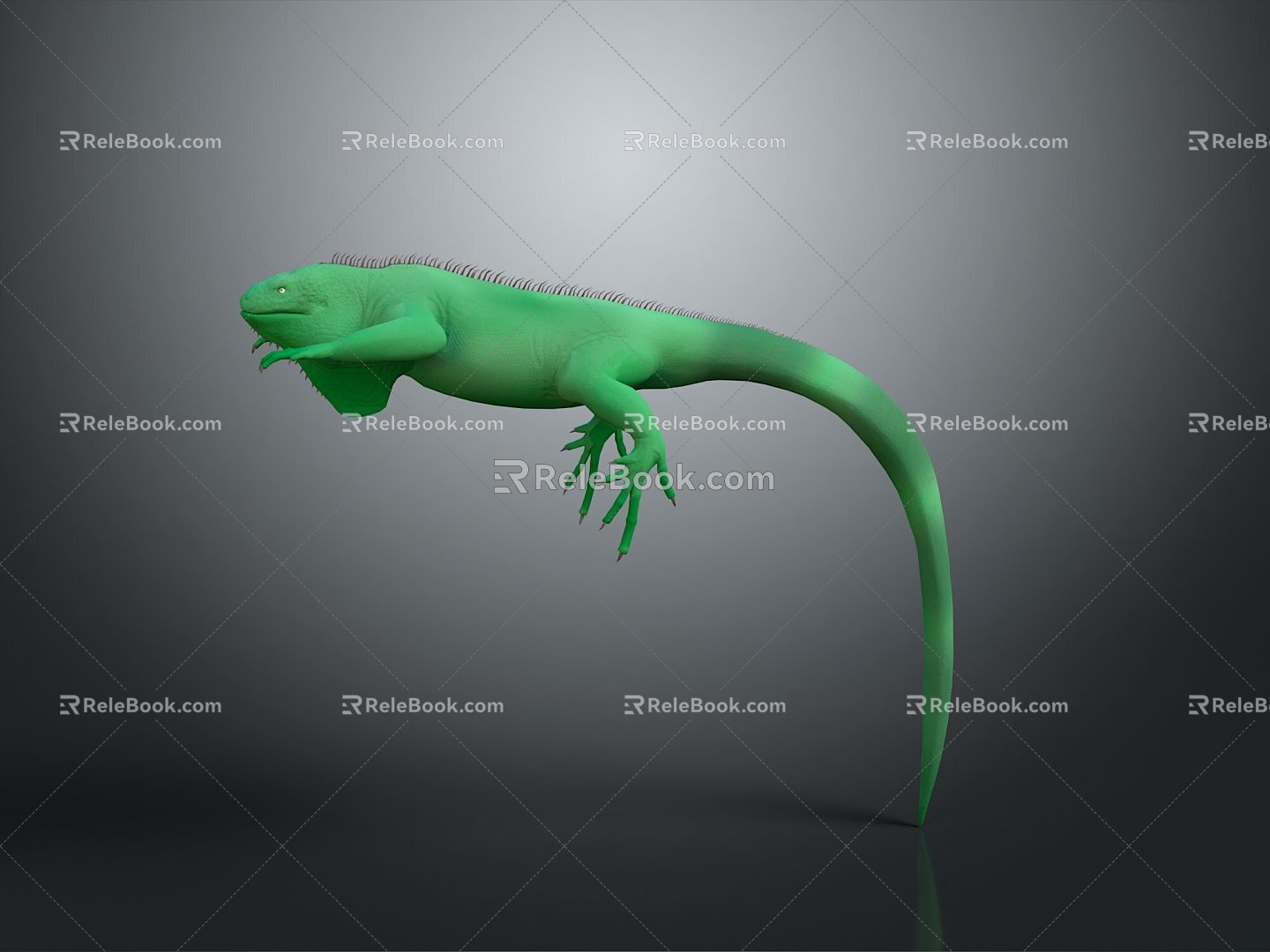 Lizard Anime Lizard Chameleon Cartoon Lizard Reptile Cold Blooded Animal Reptile Reptile Class 3d model