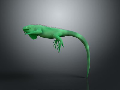 Lizard Anime Lizard Chameleon Cartoon Lizard Reptile Cold Blooded Animal Reptile Class model