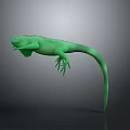 Lizard Anime Lizard Chameleon Cartoon Lizard Reptile Cold Blooded Animal Reptile Class 3d model