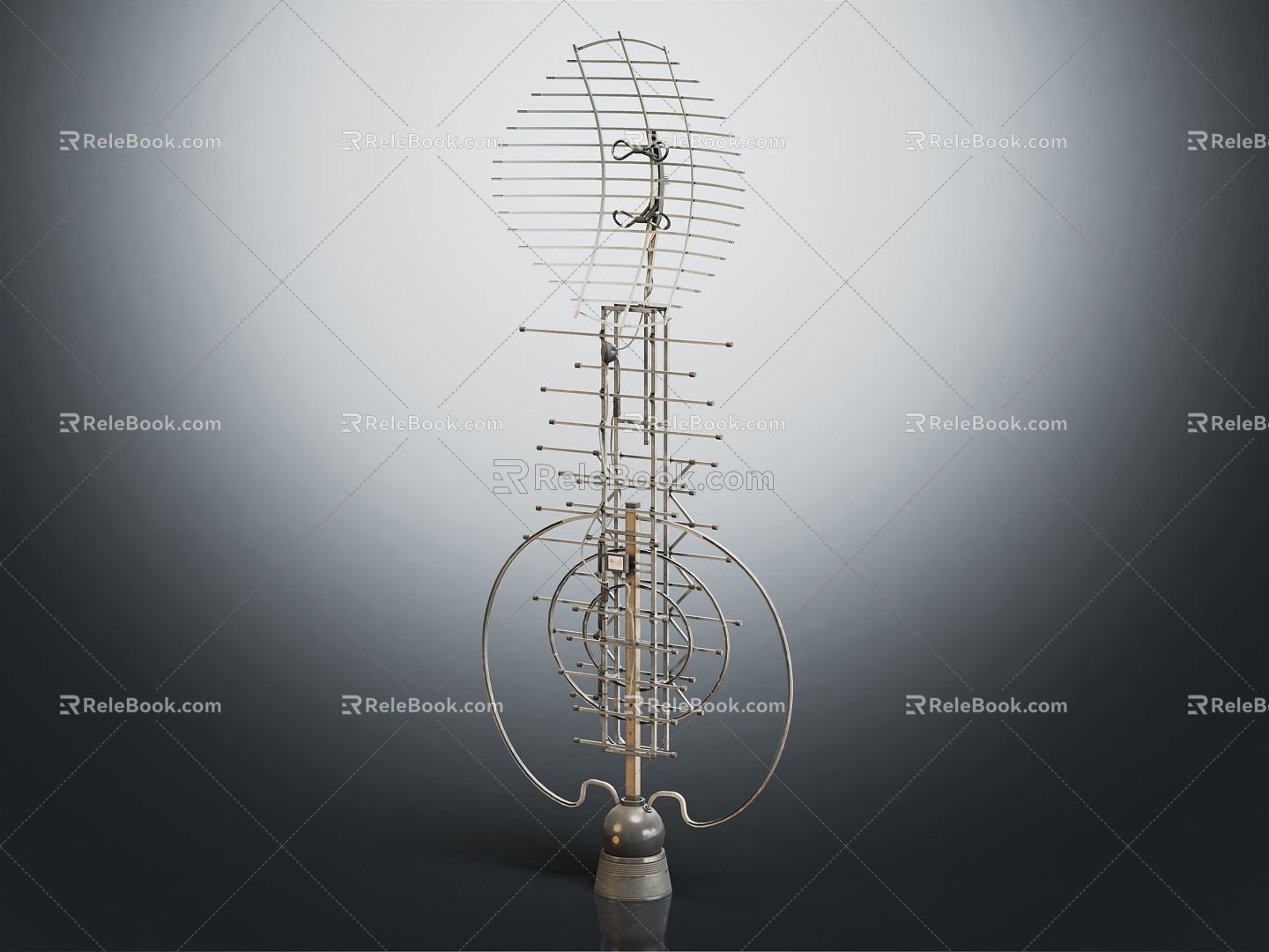 Trinket antenna Modern antenna 3d model