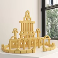 Modern Building Blocks Children's Building Blocks Castle 3d model