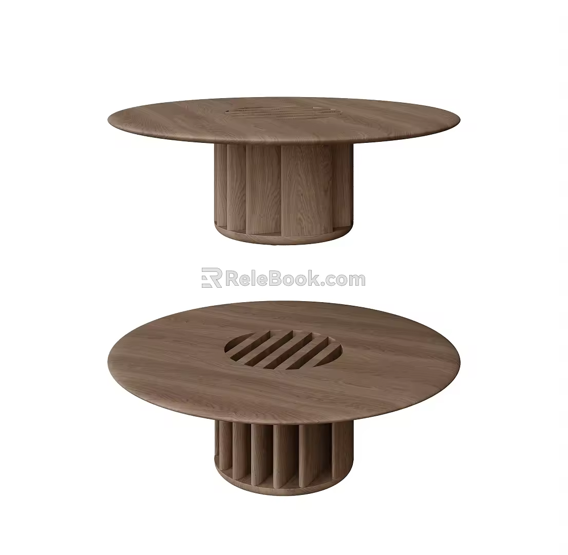 Coffee table side table 3d model