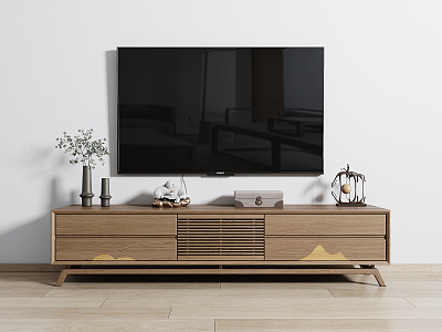 New Chinese TV Cabinet 3d model