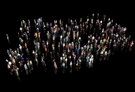 People and Characters Combination Bird's Eye View People and Many People Scenarios 3d model