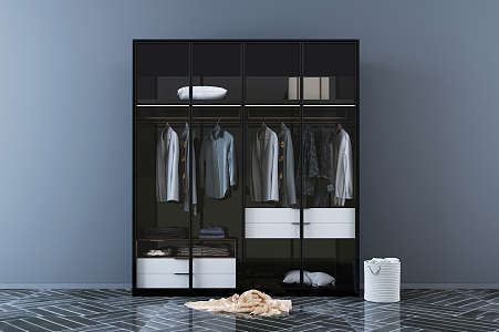 Modern wardrobe 3d model