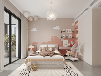 Girl's Room 3d model