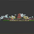 Game Environment Game Scene Fairy Tale Scene Fairy Tale Magic Scene Magic Item Fantasy Scene 3d model