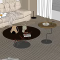 Middle Ancient Tea Table 3d model