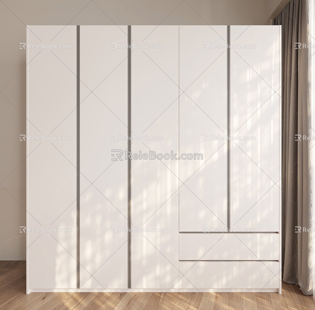 Wardrobe Decorative Cabinet 3d model