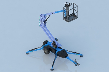 Lifter Mast Lifting Platform Lifting Platform Aerial Work Platform Jacking Machine 3d model