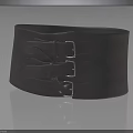 Stylish Leather Belt With Double Buckle Design High Quality Adjustable Waist Accessory