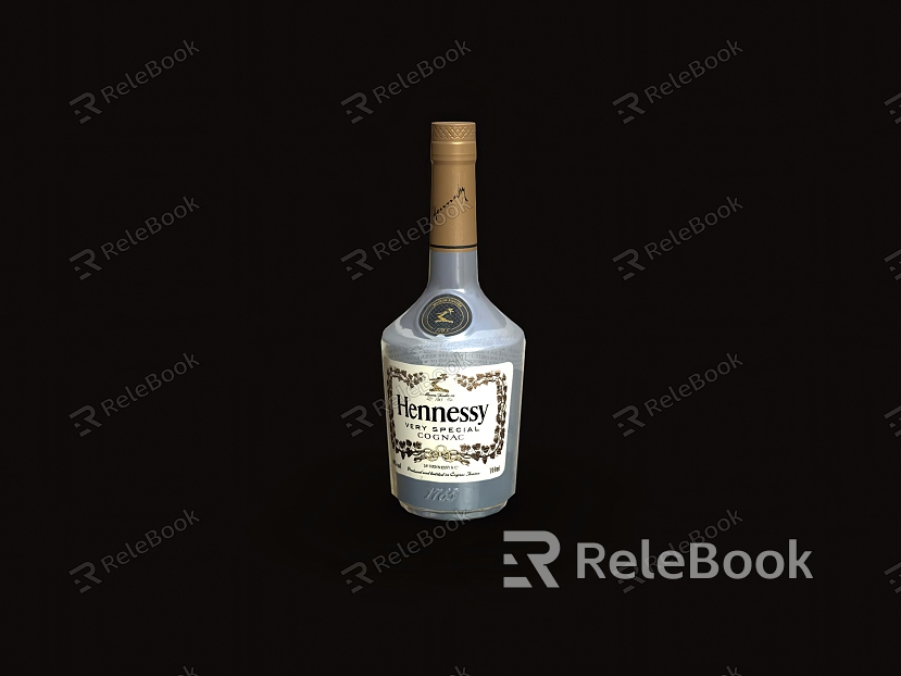 Liquor bottle model