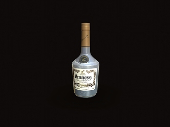 Liquor bottle 3d model