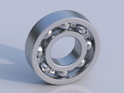 High Precision Durable Metal Deep Groove Ball Bearing For Industrial Equipment 3d model