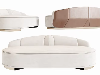 Modern Sofa Stool Living Room Sofa Stool Bed Front Stool Bed End Stool 3d model
