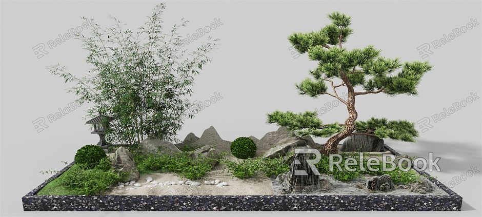 New Chinese landscape sketch model