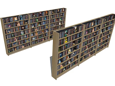 Modern Bookshelf 3d model Modern Bookshelf 3d model