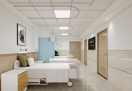 modern ward 3d model