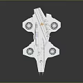 Modern Spaceship Spacecraft 3d model