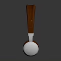 Brown Leather Over Ear Headphones With Metal Accents Modern Design And High Quality Sound