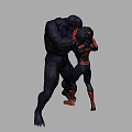 Spider Man Game And Movie Character In Dynamic Jumping Pose With Red Black Costume