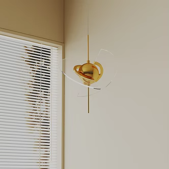 Modern chandelier 3d model
