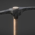 Pickaxe PBR Next Generation Iron Tool 3d model