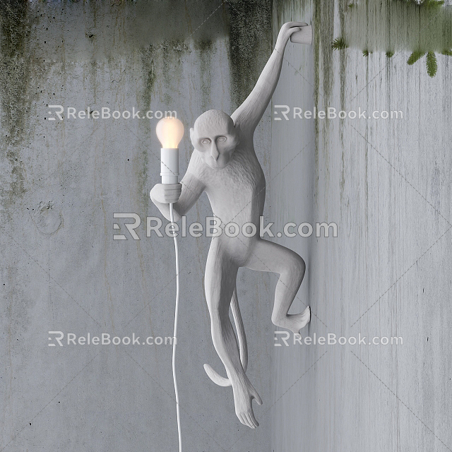 Special-shaped wall lamp 3d model