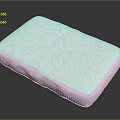 Premium White Mattress Featuring Modern Diamond Stitching And Comfortable Soft Surface