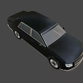 Black Luxury Sedan With Classic Design Silver Trim And Elegant Wheel Details