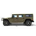 Beige Off Road Utility Vehicle With Sturdy Design Front Grille Guard And Large Tires