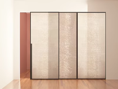 Modern sliding door 3d model