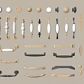 Various Styles And Colors Of Decorative Furniture Handles With Different Designs