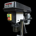 Drill Press Machines With Workbench Base And Controls For Industrial Use 3d model