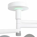 Medical Surgical Lamp With Double Head Adjustable Arm And Display Screen