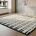 Modern Middle Style Square Carpet Middle Style Carpet 3d model