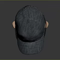 Blue Denim Baseball Cap Featuring New York Text On Mannequin Head