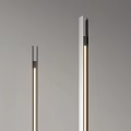 Modern Slim Design Floor Lamp With LED Lighting Metal Frame And Round Base