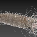 Prehistoric Armored Creature with Spiked Exoskeleton Large Eyes and Sharp Claws