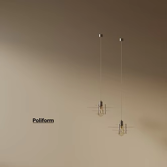 Modern chandelier 3d model