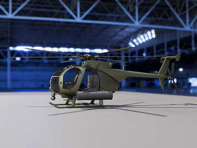 The Bird Helicopter 3d model