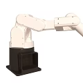 The most compact 6-axis robot 3d model