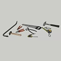 Hardware tools 3d model