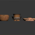 Artisan Crafted Ceramic Sculptures With Various Shapes Bowls Cups And Lidded Containers
