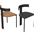 Baxter Dining Chair 3d model