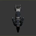Advanced Futuristic Mechanical Dog With Cybernetic Armor And Metallic Details