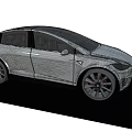 Car Tesla MODEL X 3d model