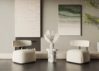 Qui Leisure Sofa Combination Leisure Chair 3d model