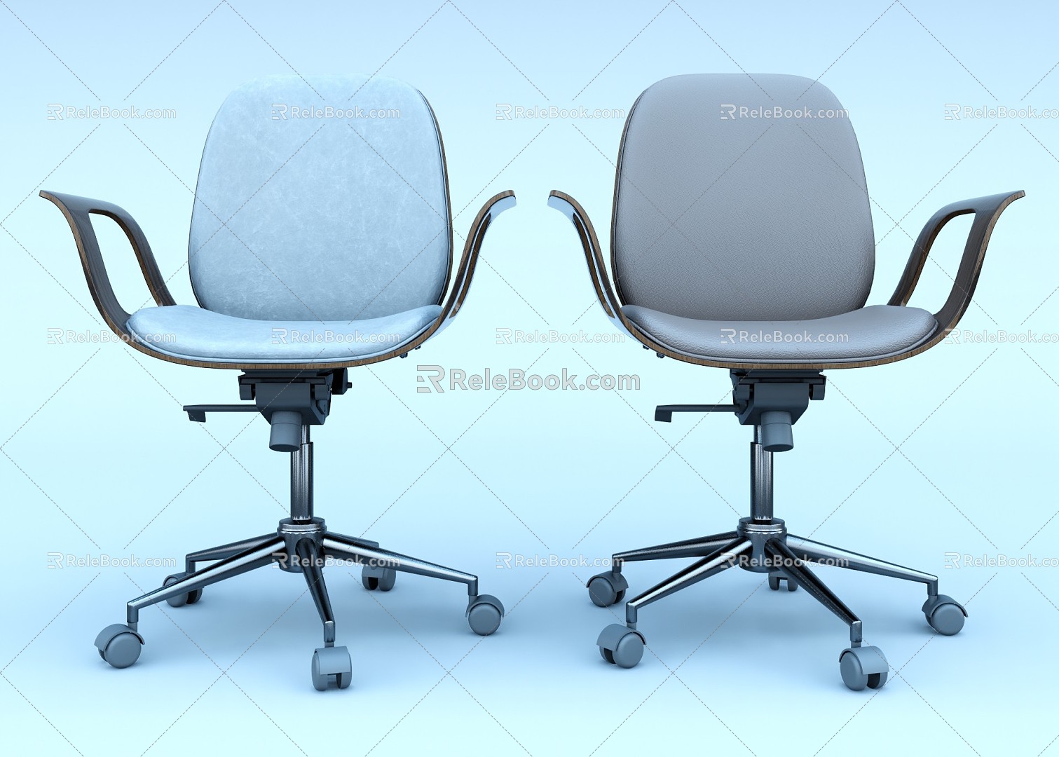 Modern Office Chair Leather Office Chair Staff Chair 3d model