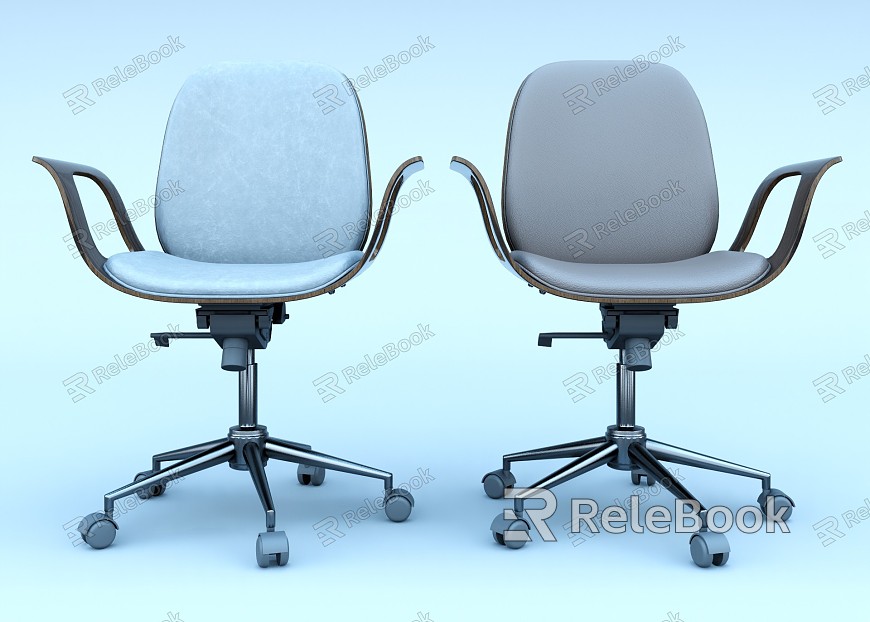 Modern Office Chair Leather Office Chair Staff Chair model